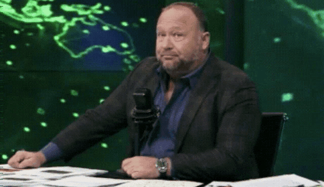Alex Jones Stare Gif GIF