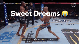 Alex Pereira Knock Out Sweet Dreams GIF