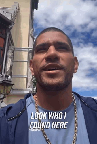 Alex Pereira Look Who I Found Here GIF