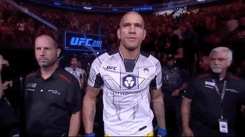 Alex Pereira Walking GIF