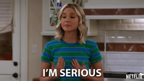 Alexa And Katie Im Serious GIF