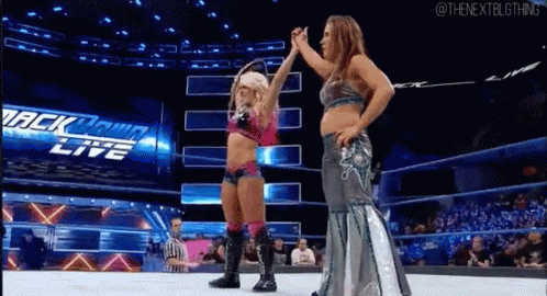 Alexa Bliss Got Roundhouse Kick GIF