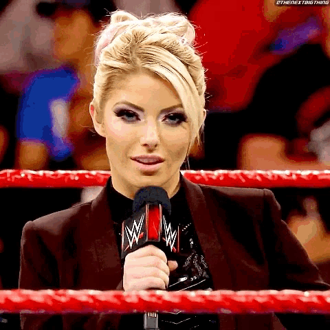 Alexa Bliss Mic Gif GIF