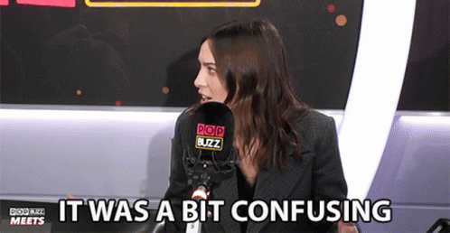 Alexa Chung A Bit Confusing GIF