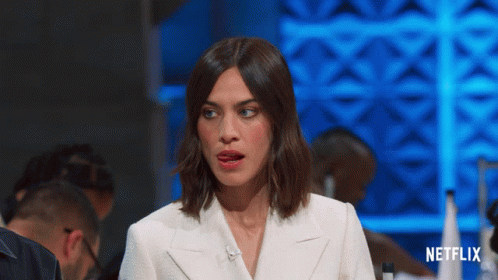 Alexa Chung Thinking GIF