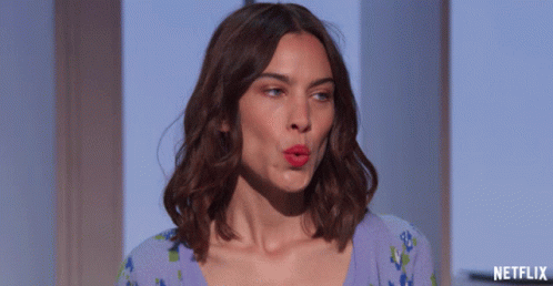 Alexa Chung Whistle GIF