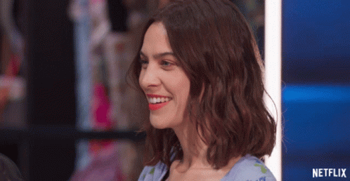 Alexa Chung Wide Eyes GIF