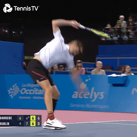 Alexander Bublik Smash His Racket GIF