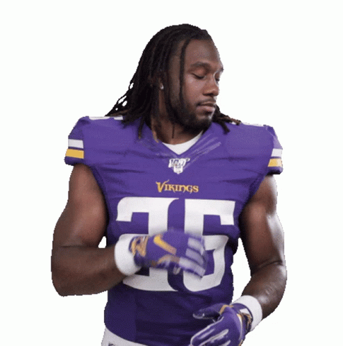 Alexander Mattison On Football Kickoff GIF