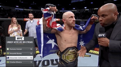 Alexander Volkanovski Longest GIF