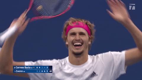 Alexander Zverev Being Shy GIF