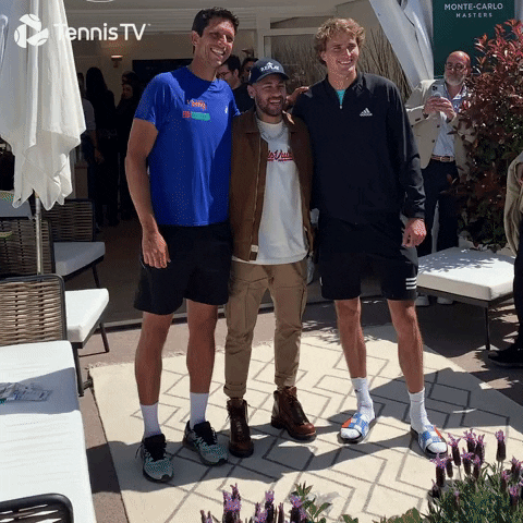 Alexander Zverev Posing For A Picture GIF