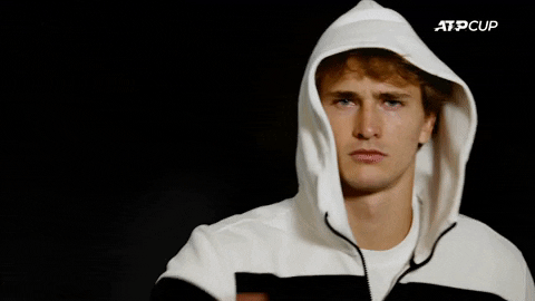 Alexander Zverev Waving His Index Finger GIF