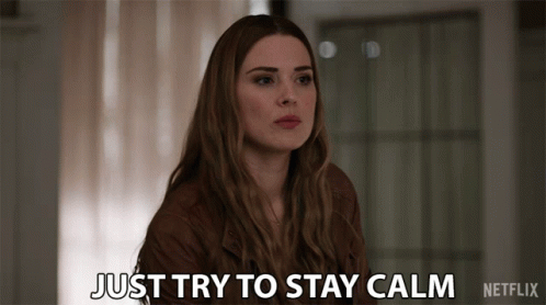Alexandra Breckenridge Just Try To Stay Calm GIF