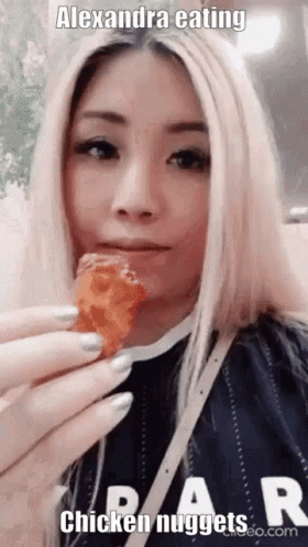 Alexandra Chicken Nugget GIF