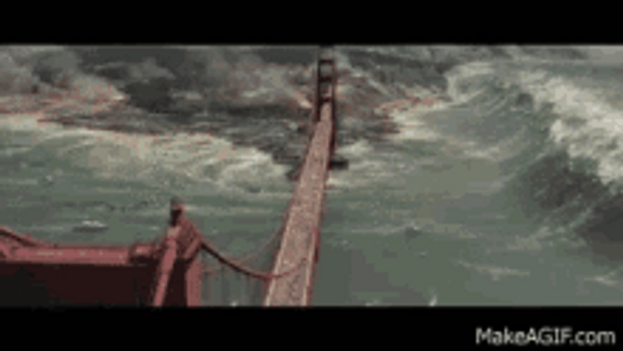 Alexandra Daddario San Andreas Tsunami GIF