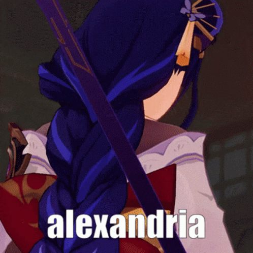 Alexandria Is The Name Of The Girl In The Picture GIF