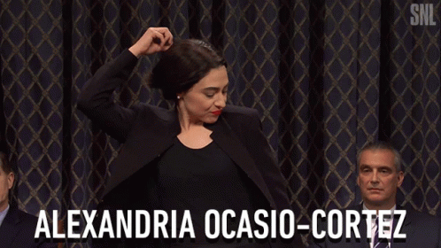 Alexandria Ocasio-Cortez Is The Name Of The Woman Dancing GIF
