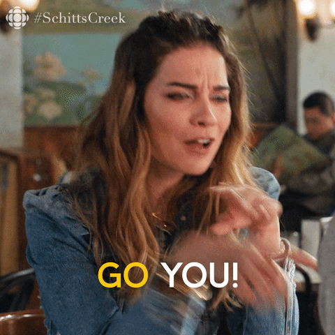 Alexis Rose Go You Schitts Creek GIF