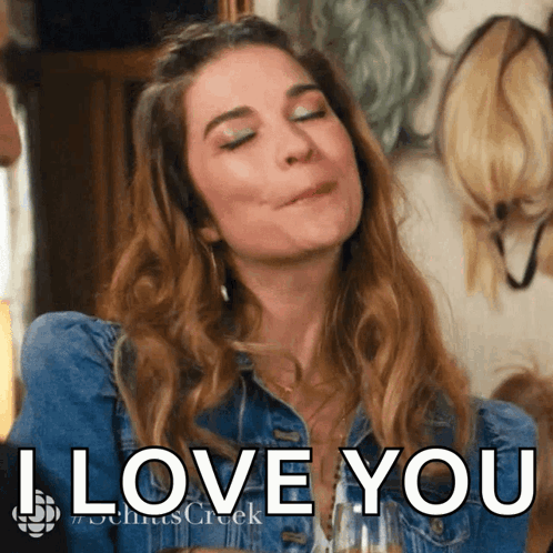 Alexis Rose I Love You GIF