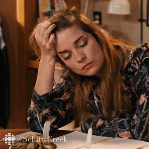 Alexis Rose Not In The Mood GIF