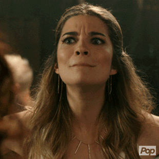 Alexis Rose Surprised Schitts Creek GIF