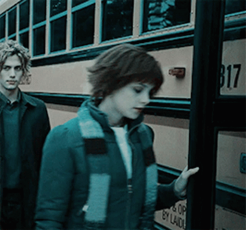 Alice Cullen Ride A Bus GIF