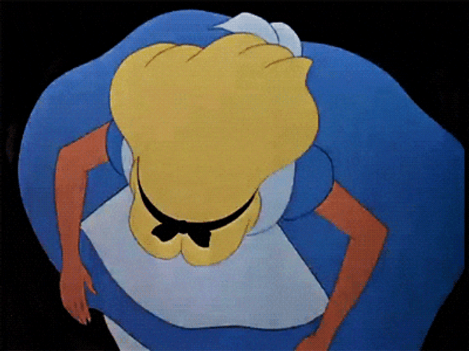 Alice Falling From The Rabbit Holes Movie GIF