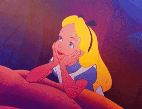 Alice in Wonderland Covering Face