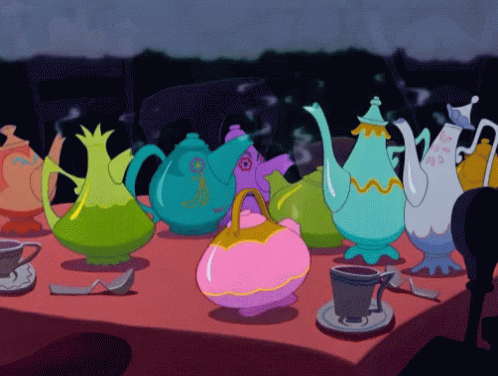 Alice In Wonderland Teapot Boston Tea Party GIF