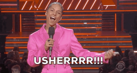 Alicia Keys Introducing Usher Meme GIF