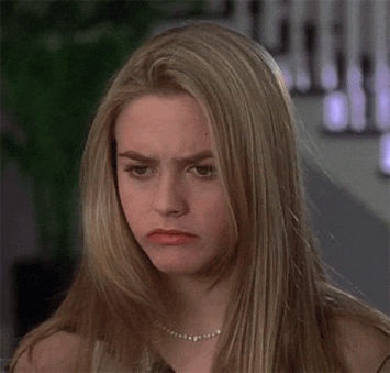 Alicia Silverstone Dislike Reaction GIF