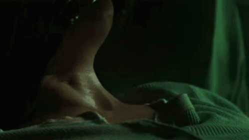 Alien Chestburster Crawling Inside Neck GIF
