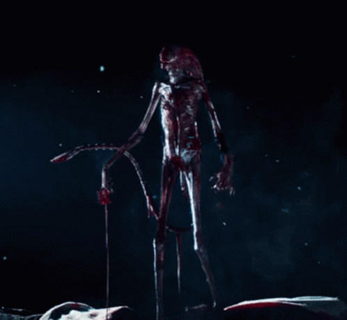 Alien Chestburster Xenomorph Leaking Liquid GIF
