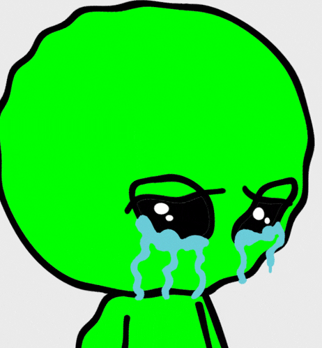 Alien Sad Alien Cry Gif GIF