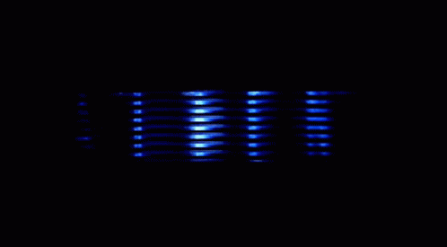 Aliens Text in Blue