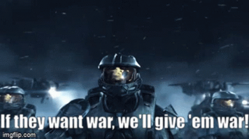 Aliens Want War GIF