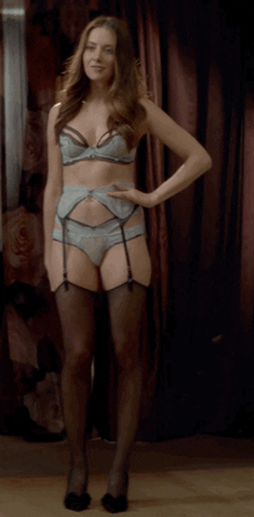 Alison Brie As Annie Edison Sexy Lingerie GIF