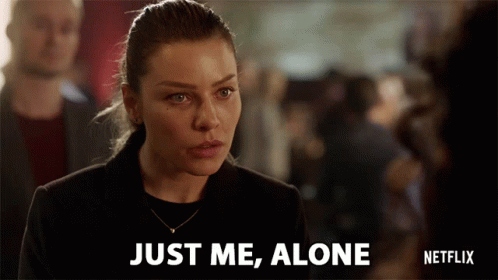 All Alone Just Me Lauren German GIF