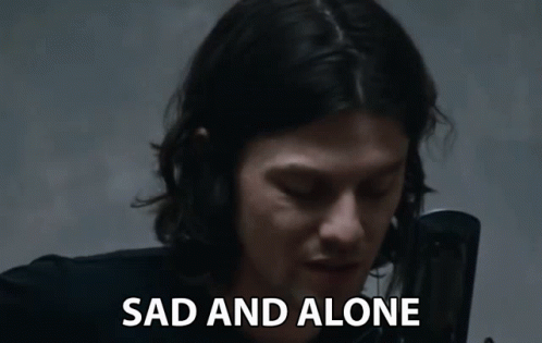 All Alone And Sad By Himself GIF
