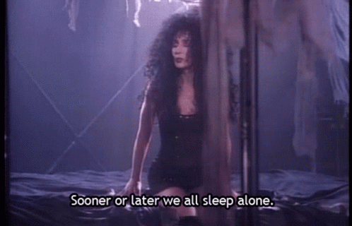 All Alone Sooner Or Later We All Sleep GIF