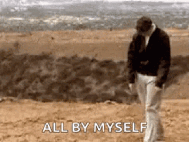 All Alone Walking Around GIF