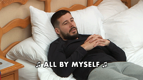 All By Myself Jersey Shore GIF