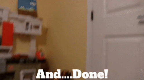 All Done Puppets Playing GIF