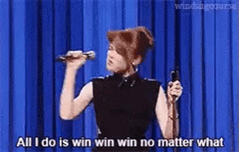 All I Do Is Win Emma Stone GIF