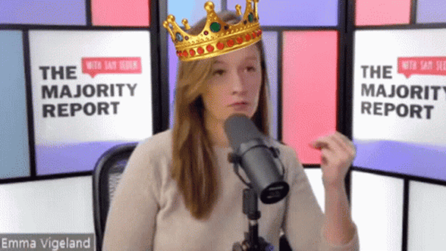 All I Do Is Win Queen Emma Vigeland GIF