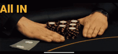 Man Playing In Casino All In GIF
