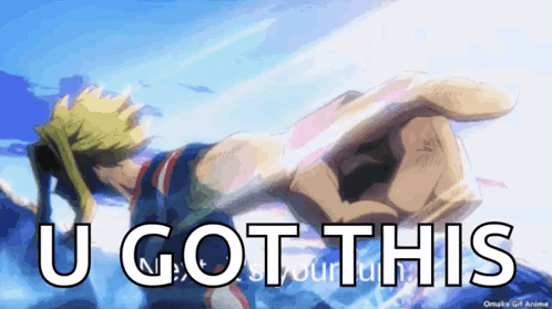 All Might Flying With You Got This