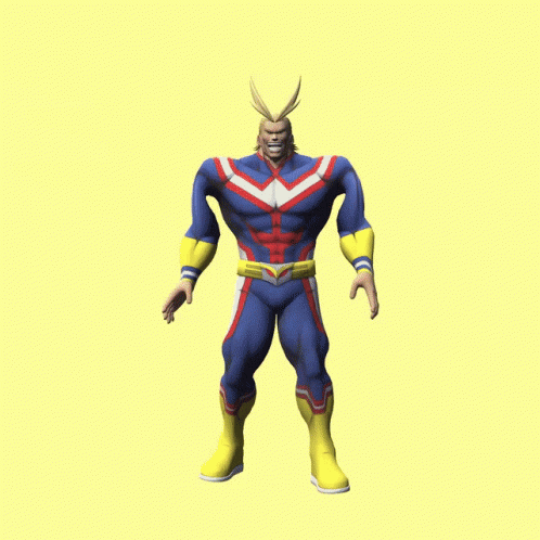 All Might Funny Dancing GIF