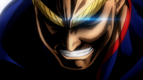 All Might Hero Academia Glare GIF